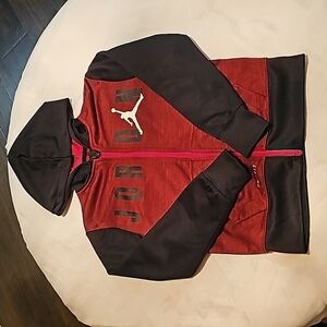 JORDAN Brand hoodie red and black size S 8-10
